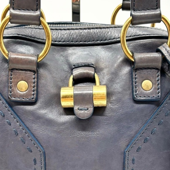 YSL Muse Leather Shoulder Tote Bag - Picture 9 of 10